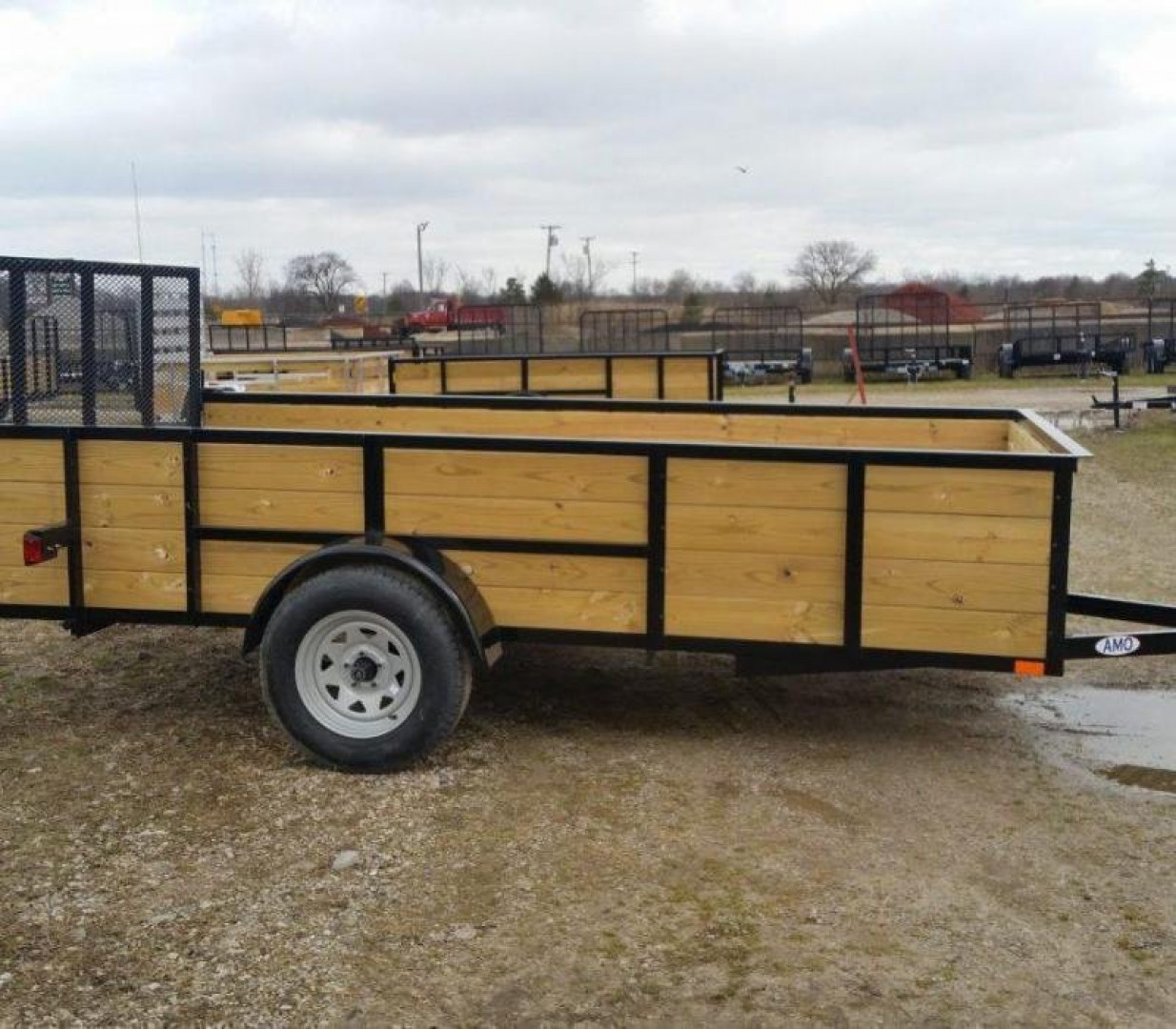 New 2025 AMO 6.4X12 WOODSIDE LANDSCAPE Landscape Trailer