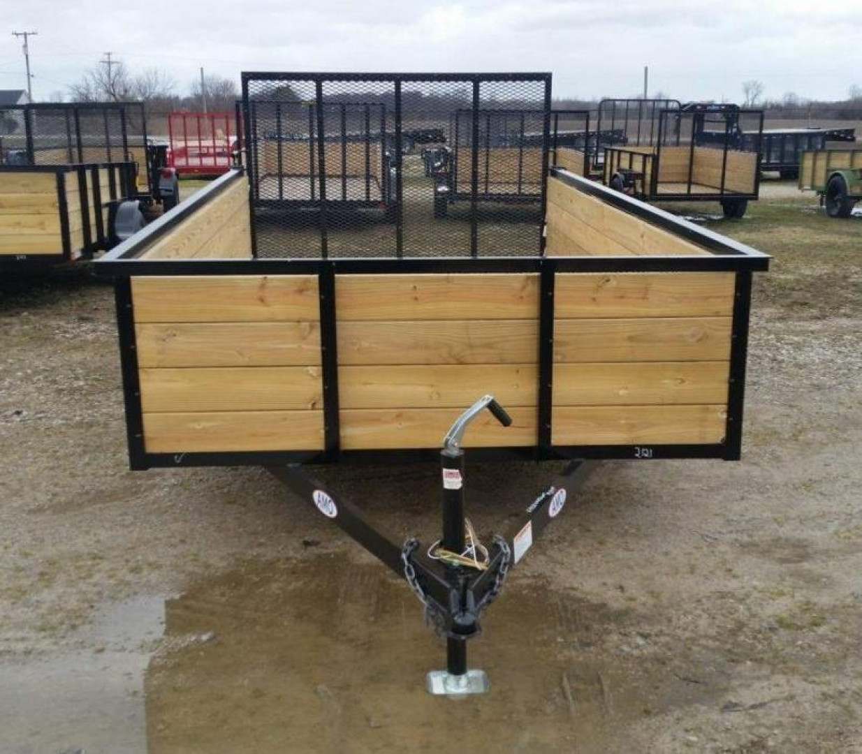 New 2025 AMO 6.4X12 WOODSIDE LANDSCAPE Landscape Trailer