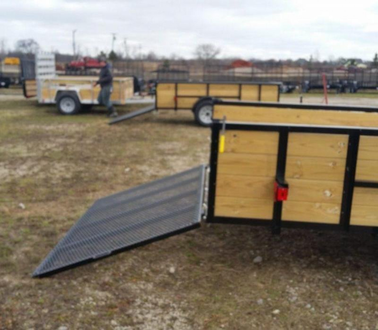 New 2025 AMO 6.4X12 WOODSIDE LANDSCAPE Landscape Trailer