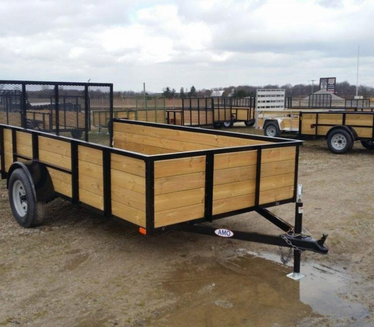 New 2025 AMO 6.4X12 WOODSIDE LANDSCAPE Landscape Trailer