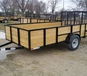 New 2025 AMO 6.4X12 WOODSIDE LANDSCAPE Landscape Trailer