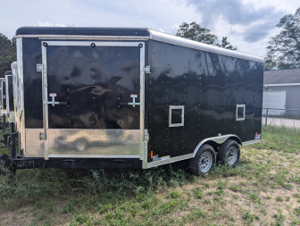 New 2023 MTI TRAILERS MSCT 8.5X17TA3 Snowmobile Trailer