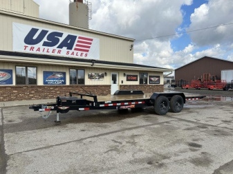 New 2023 H&H TRAILERS 82"x20' 7k Speedloader Tilt Trailer "Aged Inventory"