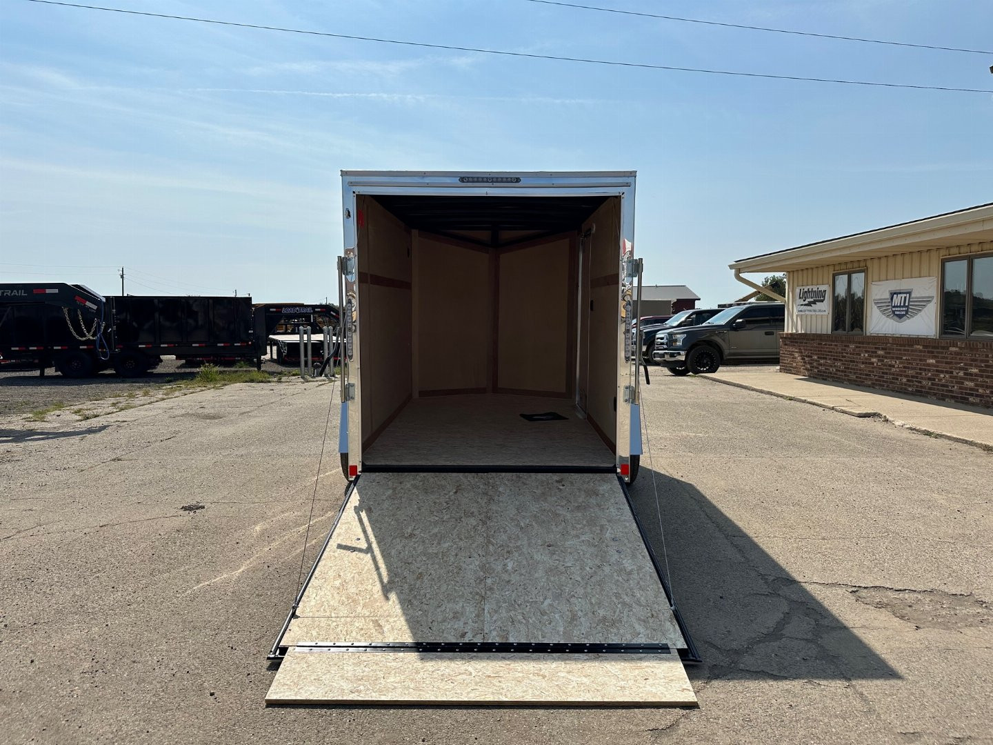 New 2025 US CARGO Scout 6x10 V-Nose Ramp Door Cargo / Enclosed Trailer