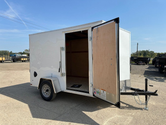 New 2025 US CARGO Scout 6x10 V-Nose Ramp Door Cargo / Enclosed Trailer