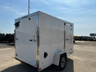 New 2025 US CARGO Scout 6x10 V-Nose Ramp Door Cargo / Enclosed Trailer