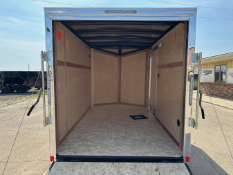 New 2025 US CARGO Scout 6x10 V-Nose Ramp Door Cargo / Enclosed Trailer
