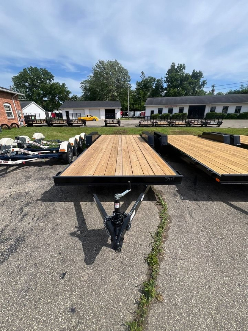 New 2026 AMO 20ft Wood Deck Car Hauler Trailer w/ 2 Axle Brake