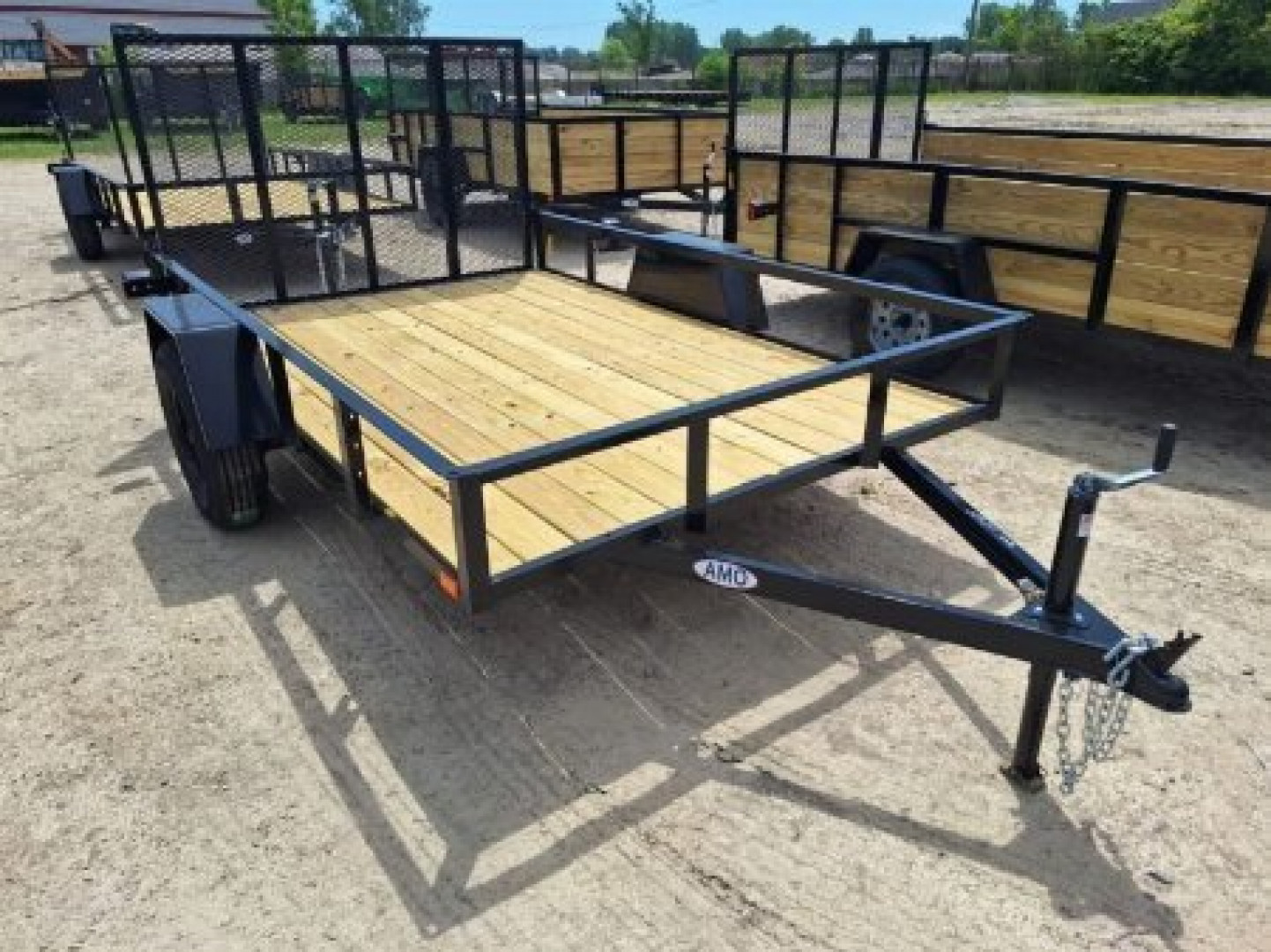 New 2026 AMO 5 x 10 A.M.O. 3K Low Side Landscape Trailer