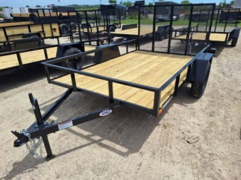 New 2026 AMO 5 x 10 A.M.O. 3K Low Side Landscape Trailer