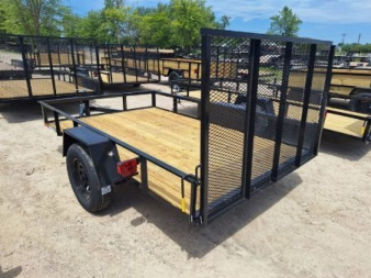 New 2026 AMO 5 x 10 A.M.O. 3K Low Side Landscape Trailer
