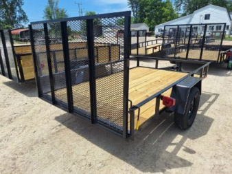 New 2026 AMO 5 x 10 A.M.O. 3K Low Side Landscape Trailer