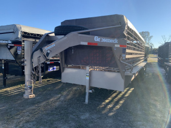 New 2024 GOOSENECK STEEL 24X6.8 W/ CANVAS TOP