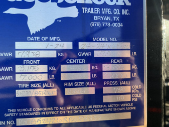 New 2024 Gooseneck Trailer