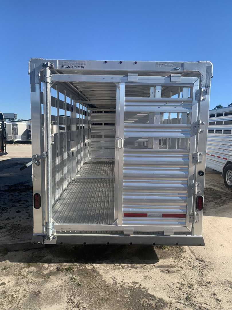 New 2024 Featherlite 8117 Stock / Stock Combo Trailer