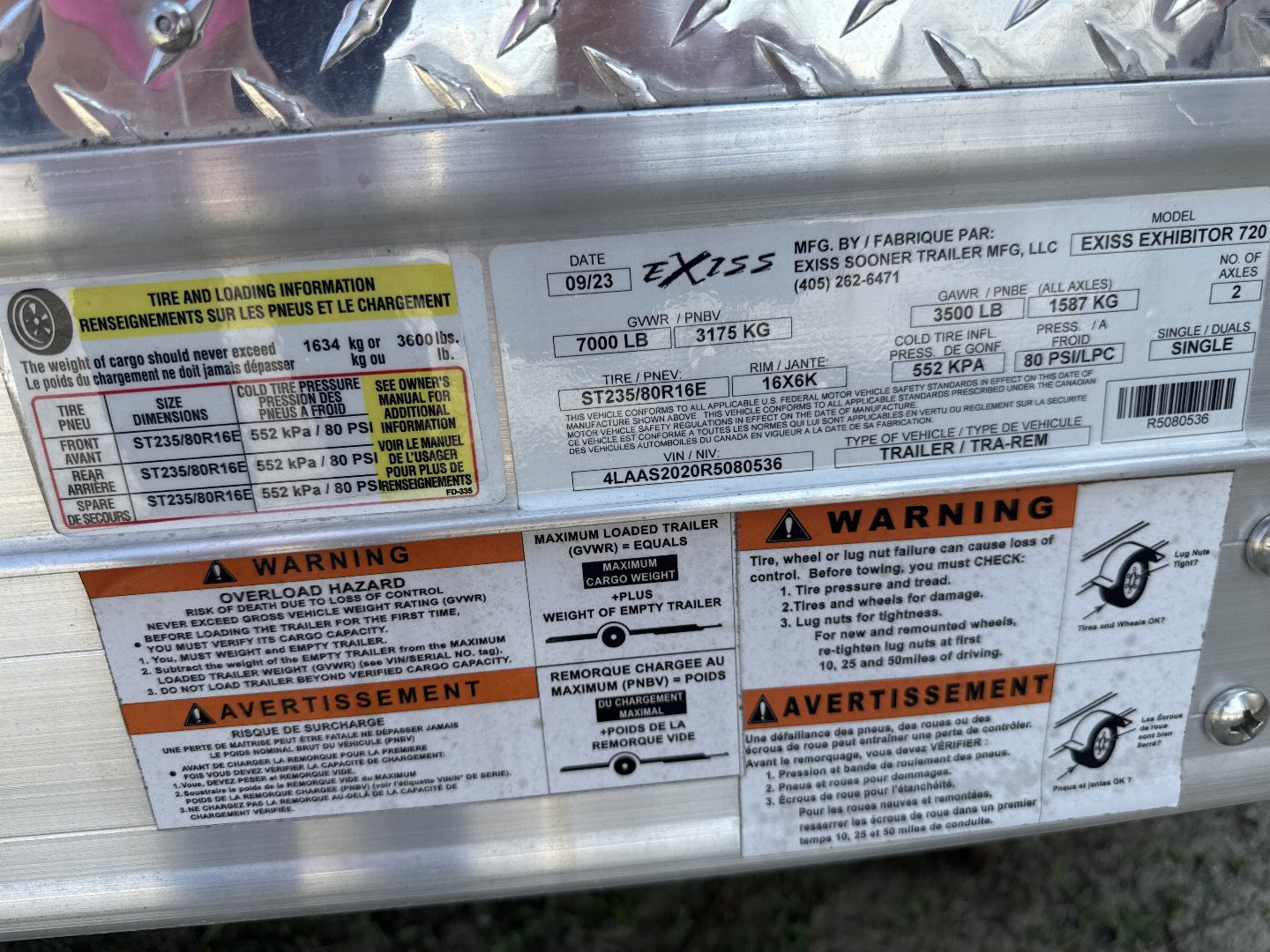 New 2024 Exiss Exhibitor 720W Low Profile