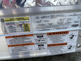 New 2024 Exiss Exhibitor 720W Low Profile