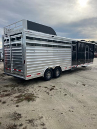 New 2023 Exiss Trailers EXISS LQ HORSE TRAILER Stock / Stock Combo Trailer