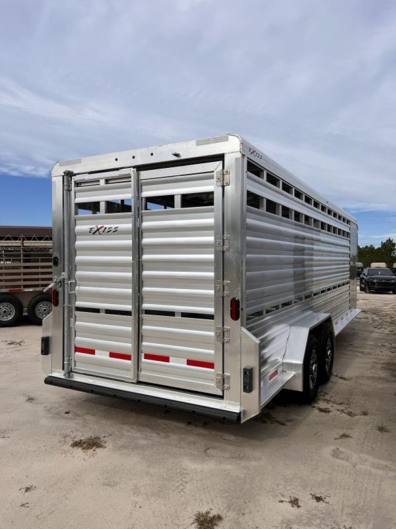 New 2023 EXISS 7'2" LIVESTOCK TRAILER