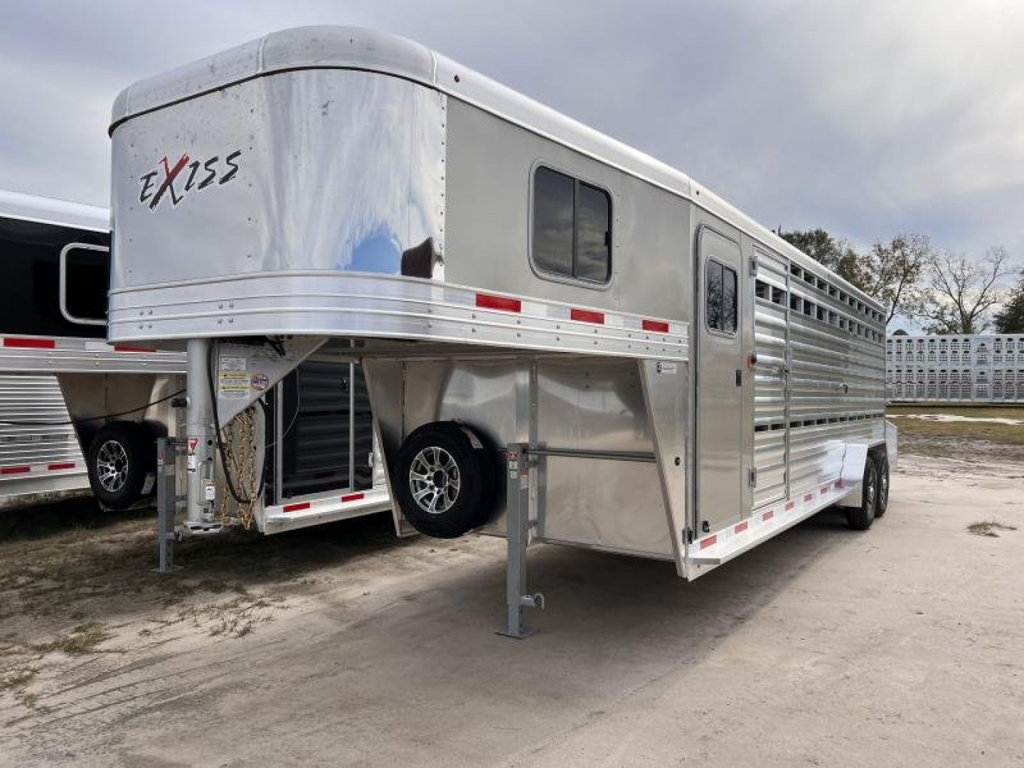 New 2023 EXISS 7'2" LIVESTOCK TRAILER