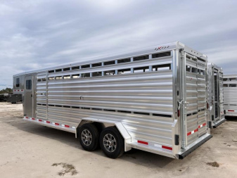 New 2023 EXISS 7'2" LIVESTOCK TRAILER
