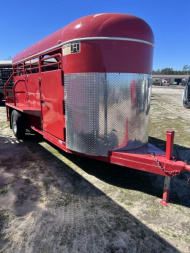 Used 2016 Hughes Stock Trailer