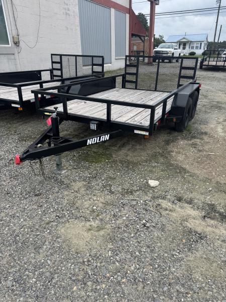 New 2025 Nolan Manufacturing NOL712TA Utility Trailer