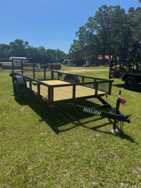 New 2025 Nolan Manufacturing NOL612MESH Utility Trailer
