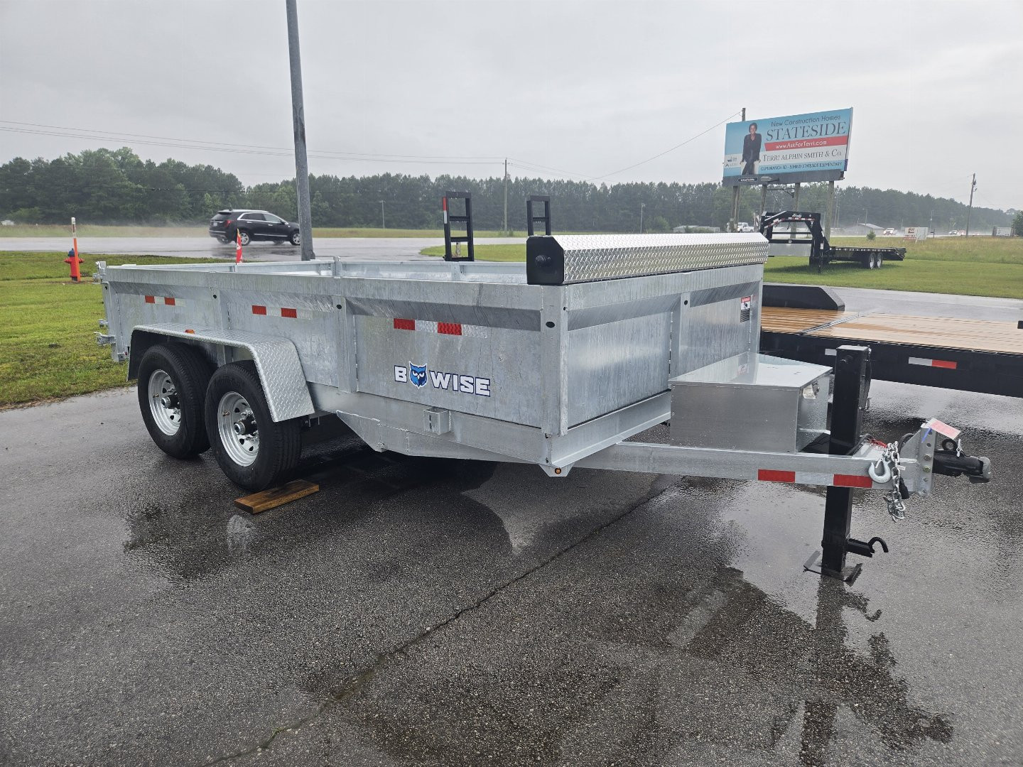 New 2025 BWISE BRM-DT714GALV Dump Trailer