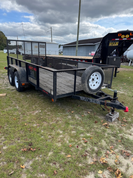 Used 2018 Triple C Trailer 6414TMS Utility Trailer