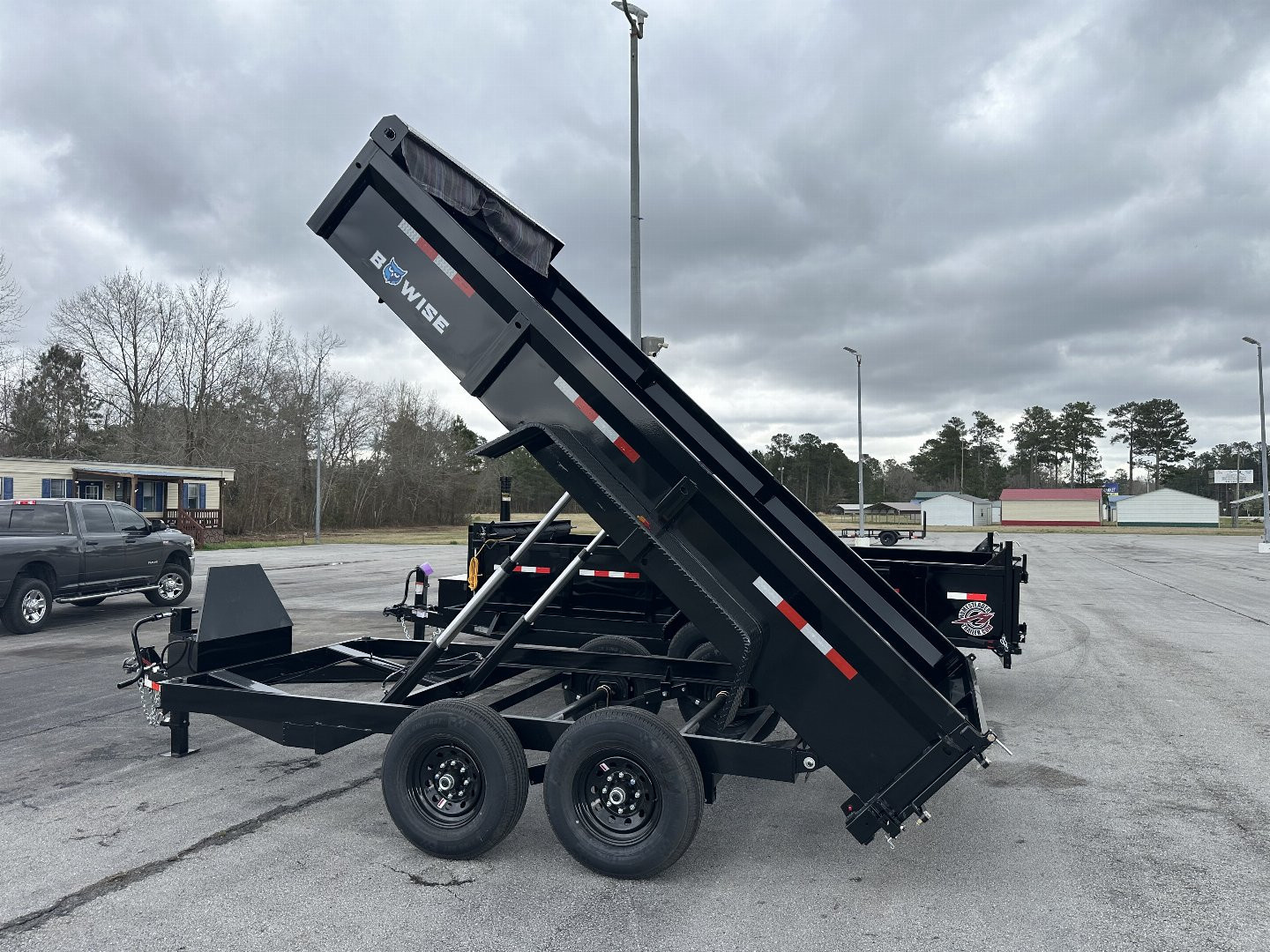 New 2025 BWISE DT714LP-LE-14-A Dump Trailer