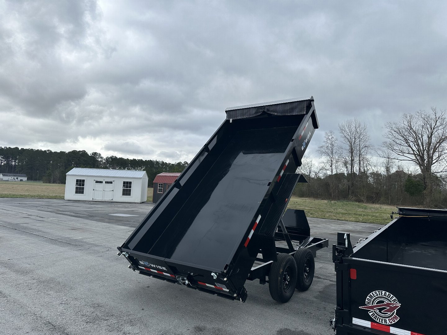 New 2025 BWISE DT714LP-LE-14-A Dump Trailer