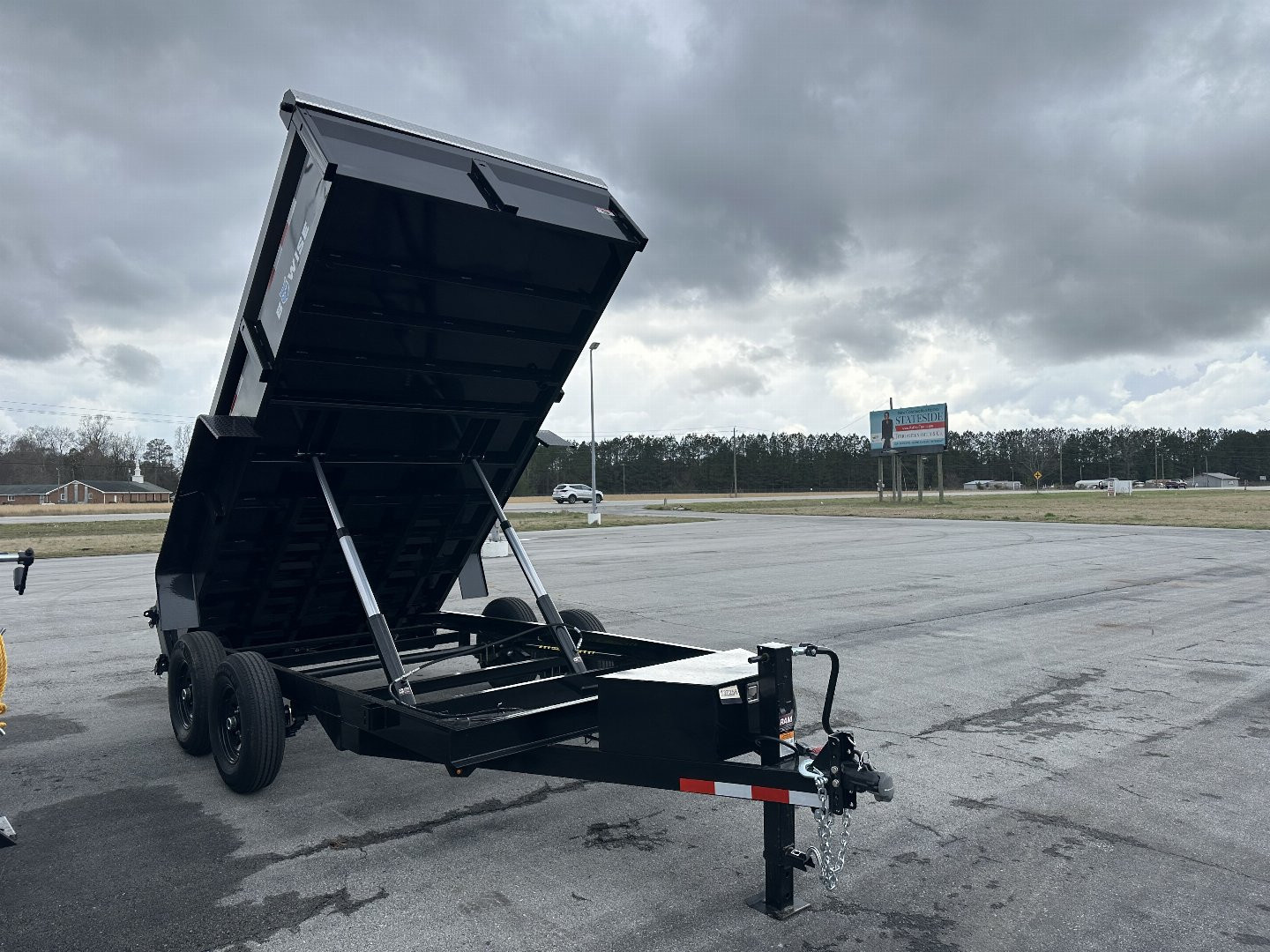 New 2025 BWISE DT714LP-LE-14-A Dump Trailer