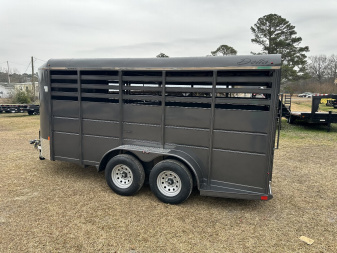 New 2025 Delta Trailers 500ESB Stock Trailer STORM GRAY