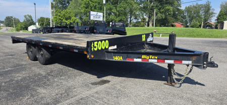 Used 2020 Big Tex Trailers 14OA-18BK-8SIR Deckover