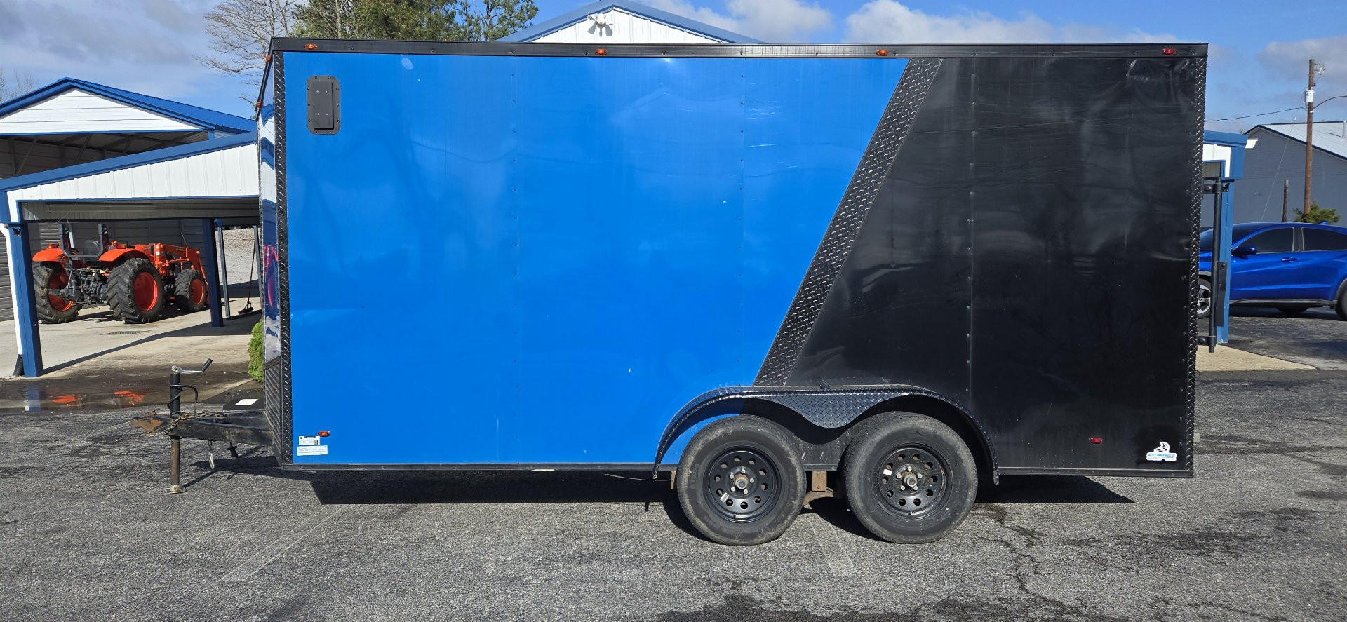 Used REPO 2022 High Country Trailers 7X16TA2 Cargo / Enclosed Trailer