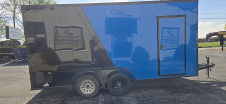 Used REPO 2022 High Country Trailers 7X16TA2 Cargo / Enclosed Trailer