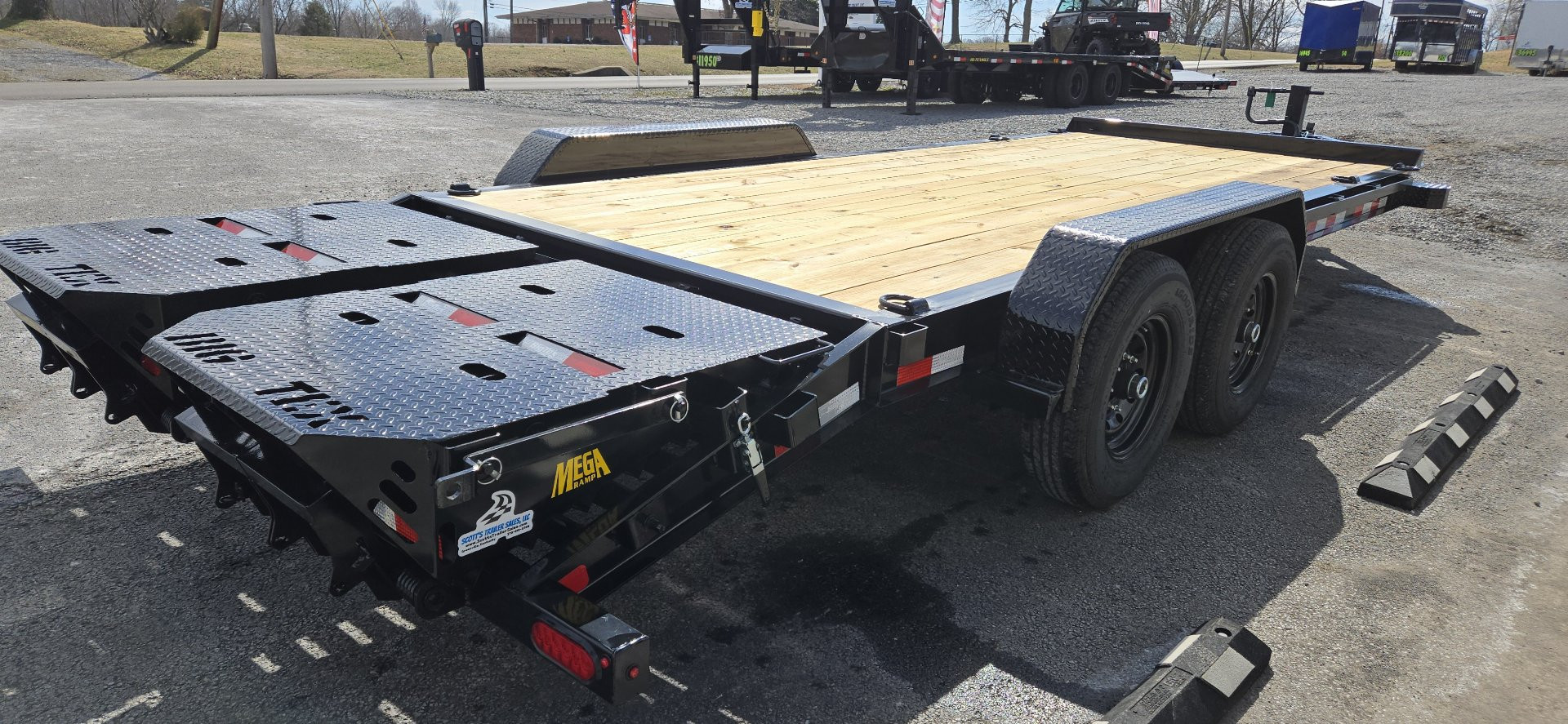 New 2025 Big Tex Trailers 14EH 20' Equipment Trailer w/ Mega Ramps