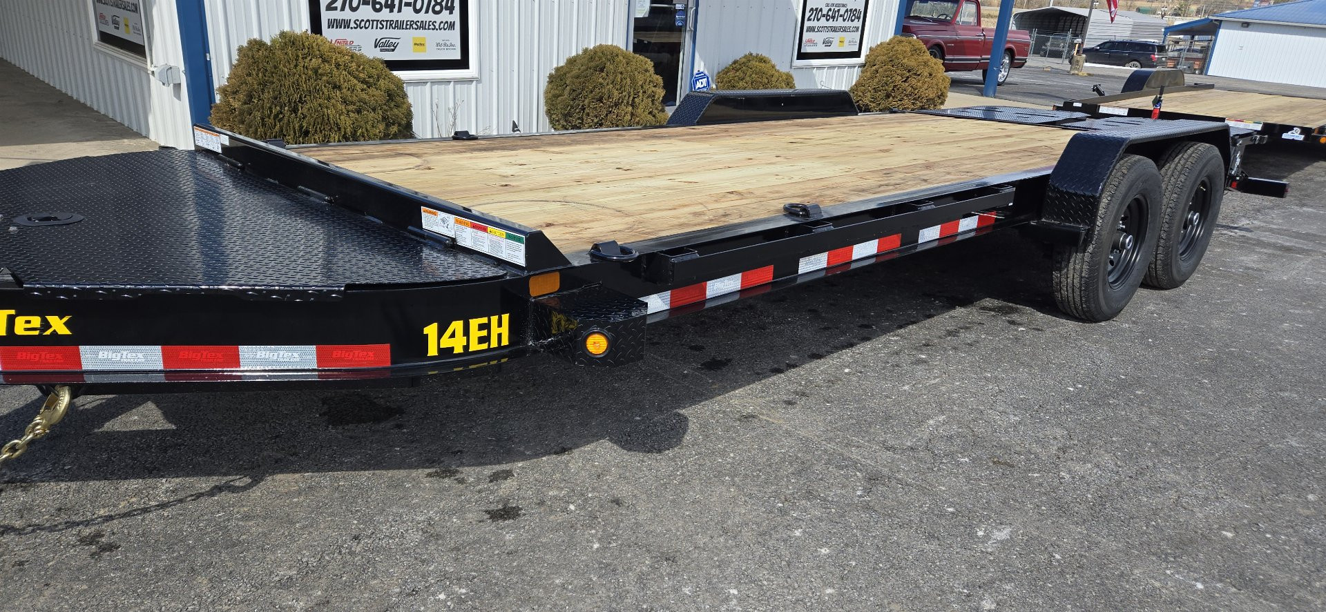 New 2025 Big Tex Trailers 14EH 20' Equipment Trailer w/ Mega Ramps