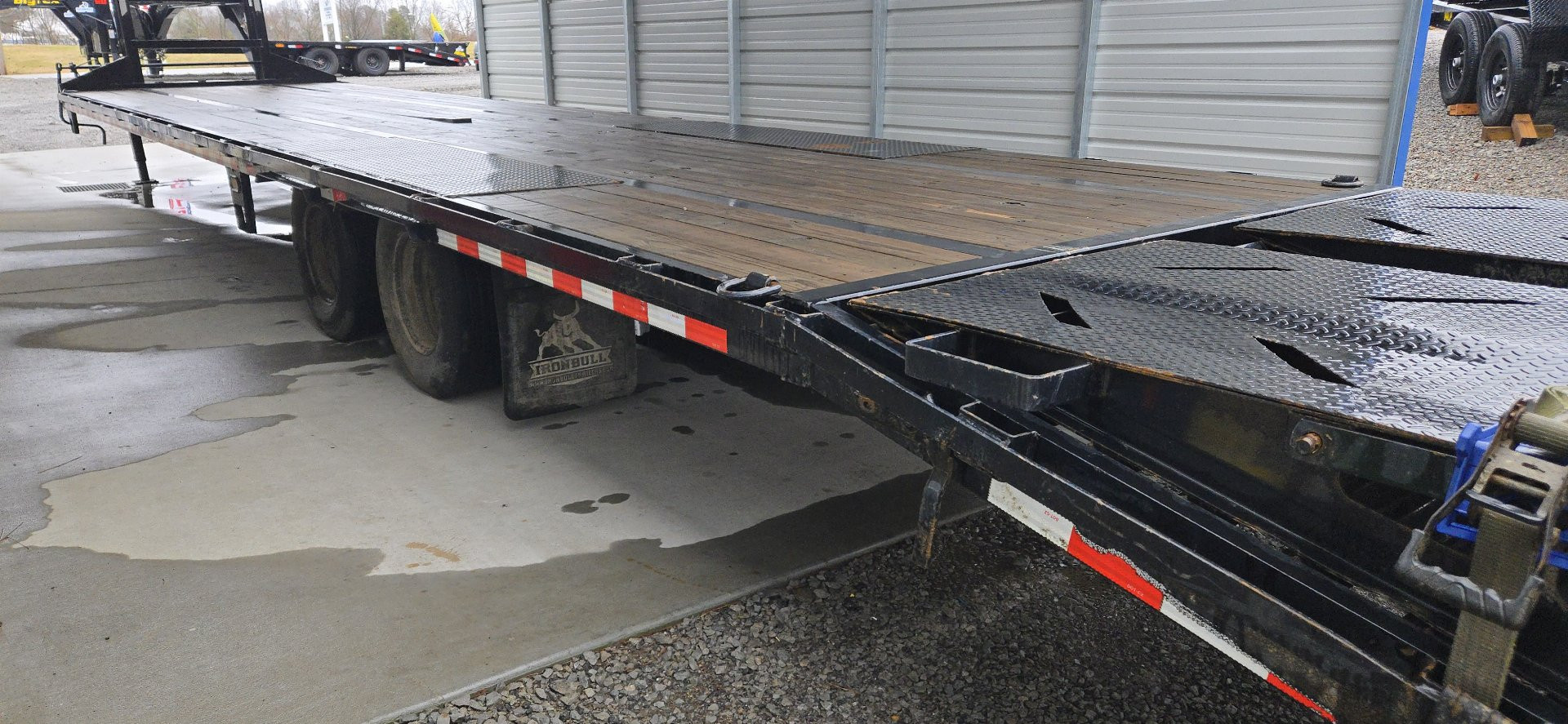 Used 2023 Norstar 40' Dual Tandem Flatbed Flatbed Trailer