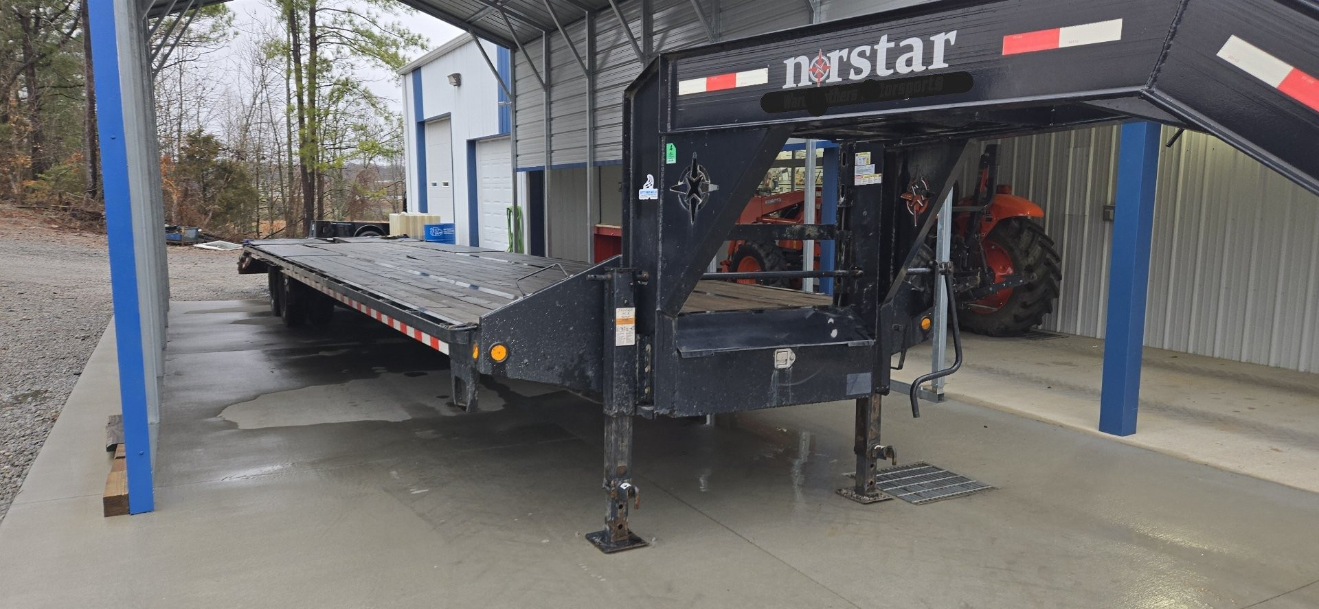 Used 2023 Norstar 40' Dual Tandem Flatbed Flatbed Trailer