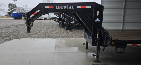 Used 2023 Norstar 40' Dual Tandem Flatbed Flatbed Trailer
