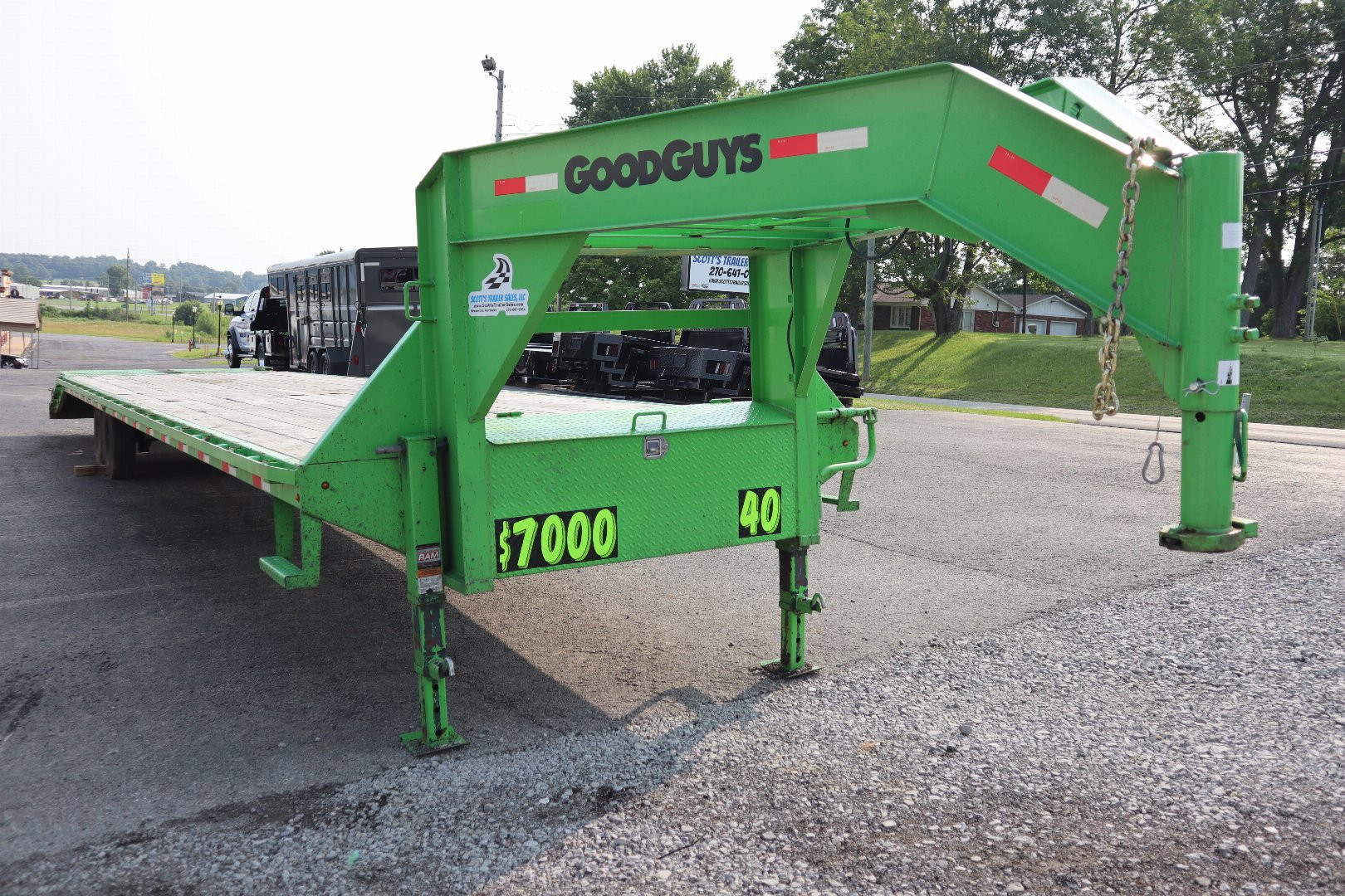 Used USED 2023 Good Guys Trailers 40' Gooseneck Flatbed Trailer
