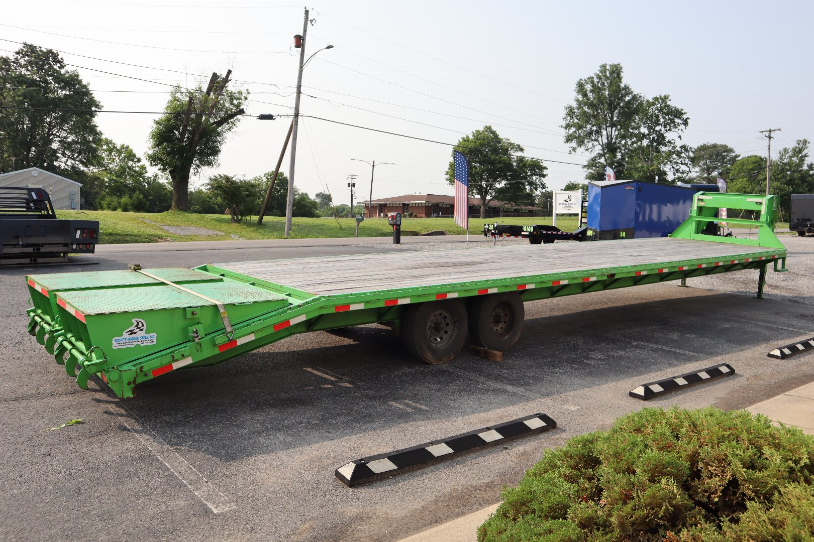 Used USED 2023 Good Guys Trailers 40' Gooseneck Flatbed Trailer
