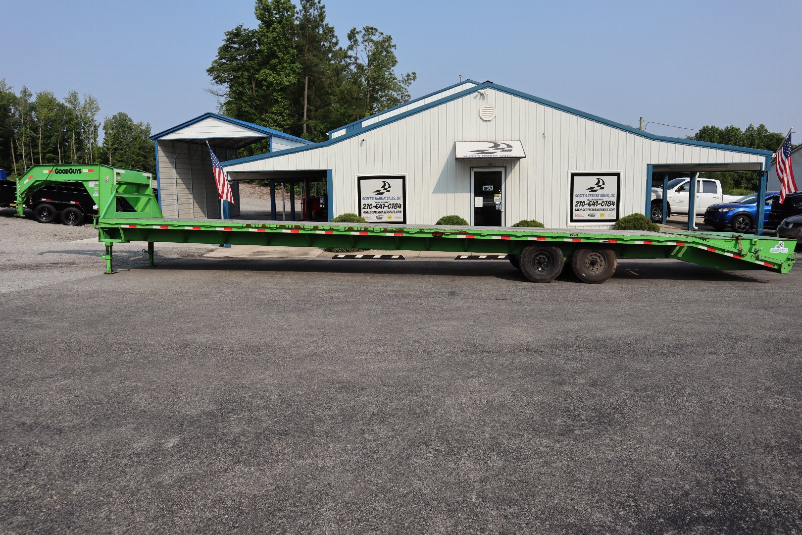 Used USED 2023 Good Guys Trailers 40' Gooseneck Flatbed Trailer