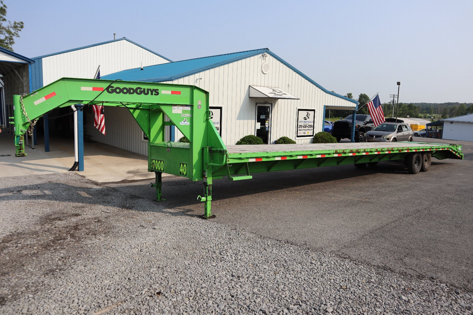 Used USED 2023 Good Guys Trailers 40' Gooseneck Flatbed Trailer