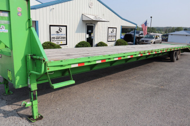 Used USED 2023 Good Guys Trailers 40' Gooseneck Flatbed Trailer