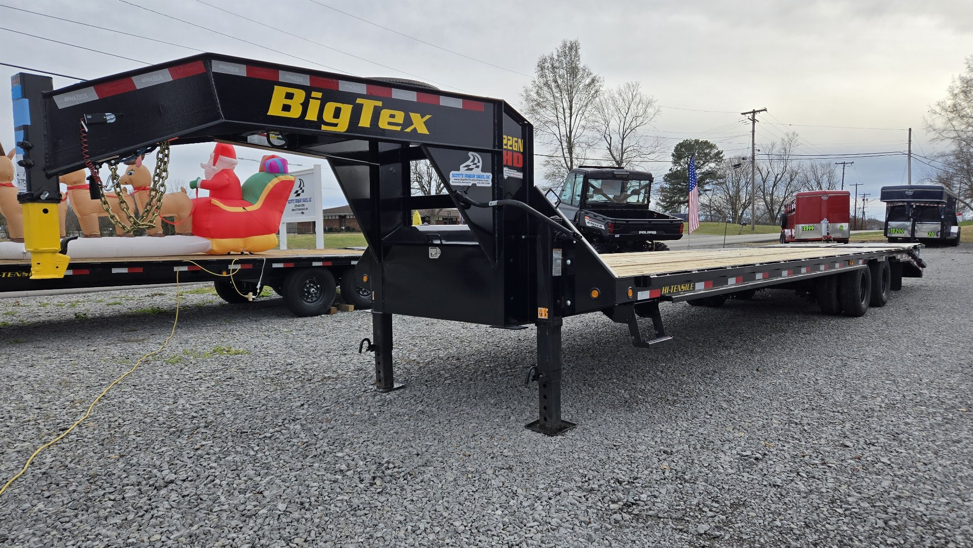 Used 2025 Big Tex Trailers 22GN-30+5 Flatbed Trailer