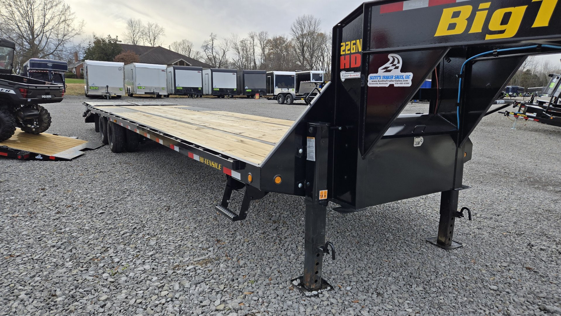 Used 2025 Big Tex Trailers 22GN-30+5 Flatbed Trailer