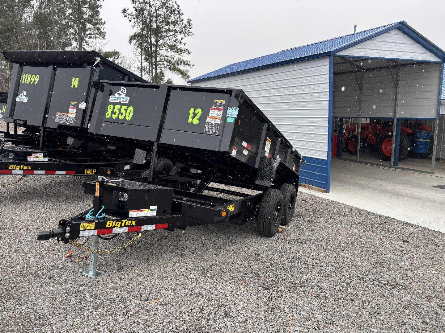 New 2025 Big Tex Trailers 90SR Dump Trailer 12'